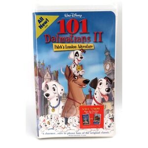 Walt Disney's 101 Dalmatians II: Patch's London Adventure (2003) VHS - Vintage